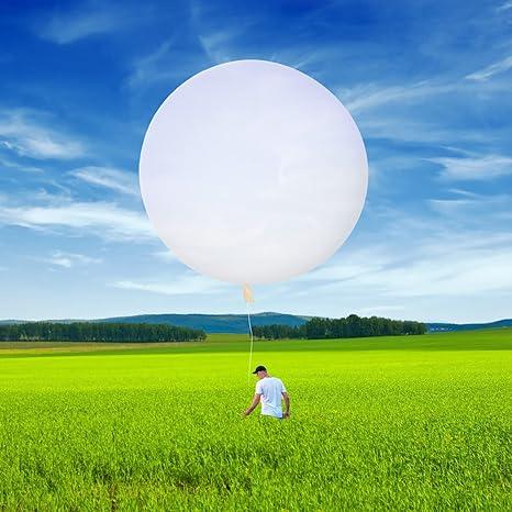 Гігантська Повітряна Куля Latex Balloon МЕТЕОЗОНД 240 дюймів 600 см Білий (00922)