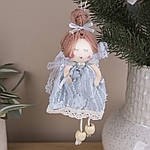 Підвіска Лялька Дівчинка в блакитній сукні  14 см