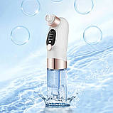 Вакуумний апарат для гідропілінгу та масажу обличчя прилад очищення пор та видалення чорних цяток з 6 насадками, фото 9