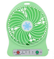 Портативний вентилятор на акумуляторі Portable Mini Fan WX-6501 акумуляторний міні вентилятор USB, фото 5