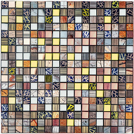 Самоклеюча алюмінієва плитка 300х300х3мм Кольоровий квадратик SW-00001925, фото 1