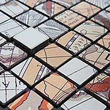 Самоклеюча алюмінієва плитка 300х300х3мм Сірий квадратик SW-00001926, фото 5