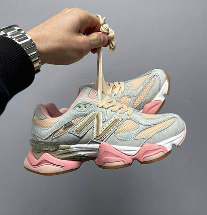 Кросівки New Balance 9060 Pink Joe Freshgoods Inside Voices Baby Shower Blue замшеві хіт весни 2023, фото 1