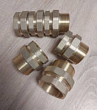 Американка латунна пряма ДУ 40 1 1/2" різьба В/З з`єднання під ключ, фото 6