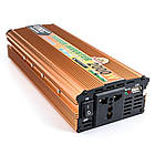 Перетворювач напруги AC/DC з 12V на 220V, 2000W, UKC / Автомобільний інвертор постійного струму, фото 4