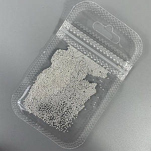 Декор 160 бульонки срібні пакет