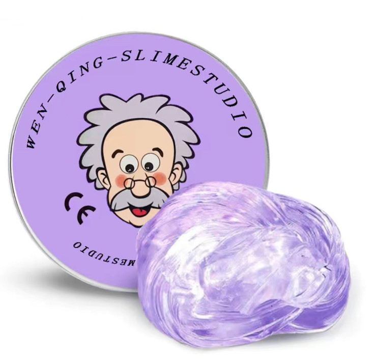 Розумний Пластилін HAND GUM Liquid Жуйка для Рук Рідке Скло колір Фіолетовий (00338), фото 1