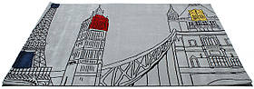 HAND TUFTED V Monument 1 Silver