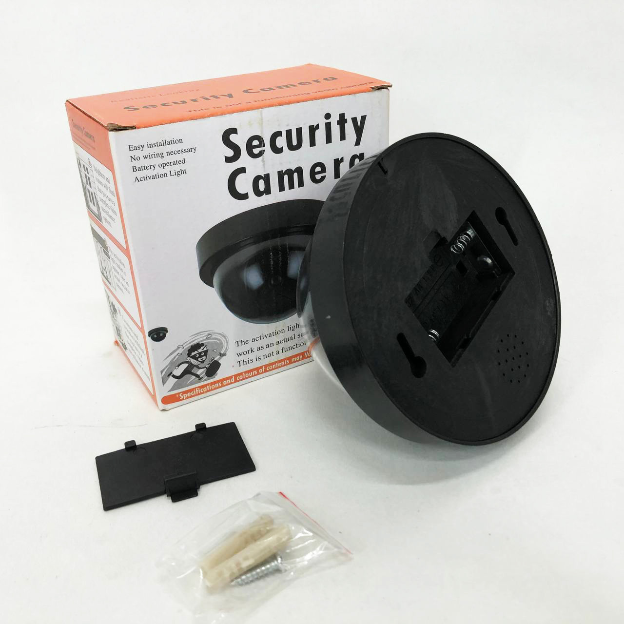 Муляж камери відеоспостереження з миготливим червоним світлодіодом, відеоспостереження SE-55, фото 1