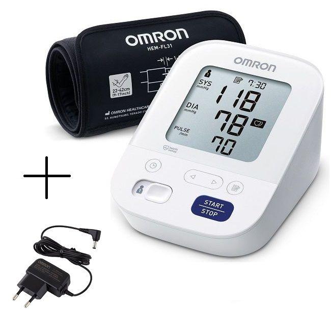 Тонометр Omron M3 Comfort (HEM-7155-E) з адаптером автоматичний на плече гарантія 5 років