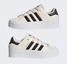 Кросівки Adidas Superstar Bonega Wonder White/ Core Black/ Metellic Gold, фото 5