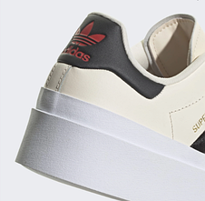 Кросівки Adidas Superstar Bonega Wonder White/ Core Black/ Metellic Gold, фото 3