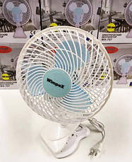 Настільний вентилятор Wimpex WX-707 для дому офісу 35 Вт Білий, фото 6