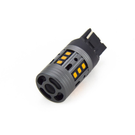 LED Galaxy T20 (W21W 7440 3x16d) CAN CSP3838 28 SMD 9-32V Yellow (Жовтий), фото 1