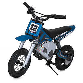 Мотоцикл електричний дитячий (мотор 24V250W, акумулятор 24V7AH, надувні колеса) Bambi M 5776AL-4 Синій