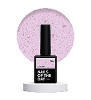NAILSOFTHEDAY Potal base 06 – блідно-рожева база з мідною поталлю, 10 мл