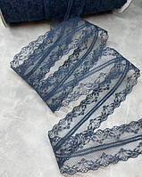 ОПТ - Мереживо Адель 4 см, колір темно-синій, 10 метрів, Темно-синій