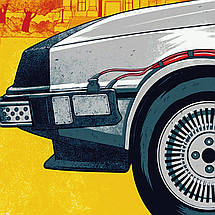 Плакат "Назад у майбутнє Ⅰ (частина 1 з 3), Back to the future", 60×43см, фото 3