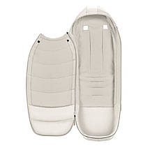 Чохол для ніжок Footmuff Cybex Platinum Off White | Конверт у візок, фото 3