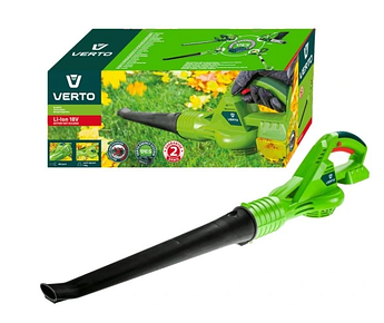Акумуляторна повітродувка для листя Verto 52G506-0 1200 об/хв 18 В повітродув акумуляторний