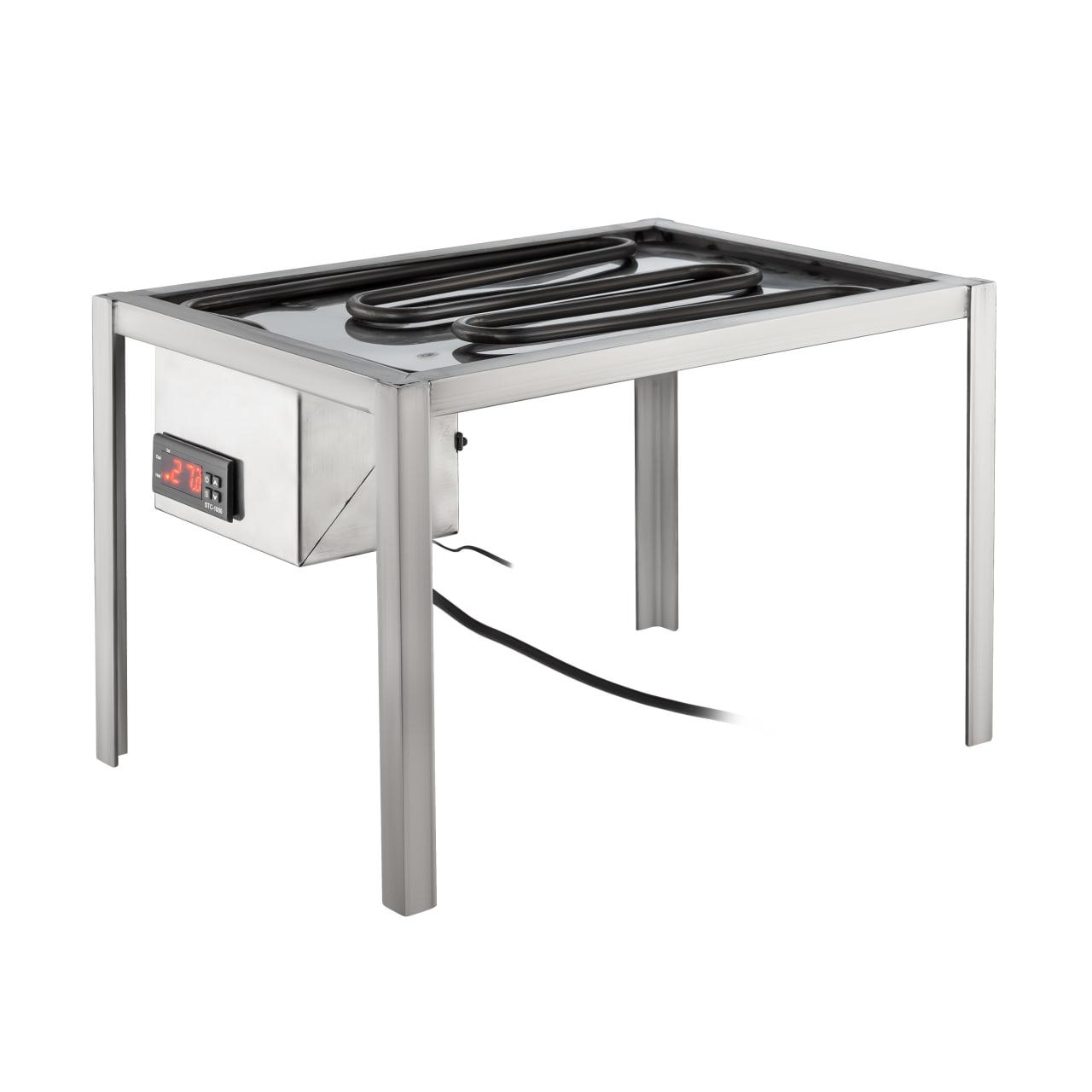 Електрична підставка для коптильні з нержавіючої сталі. Вага - 4 кг. Плита для коптильні, фото 1