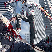Плакат "Людина-бензопила, Chainsaw Man", 60×43см, фото 3