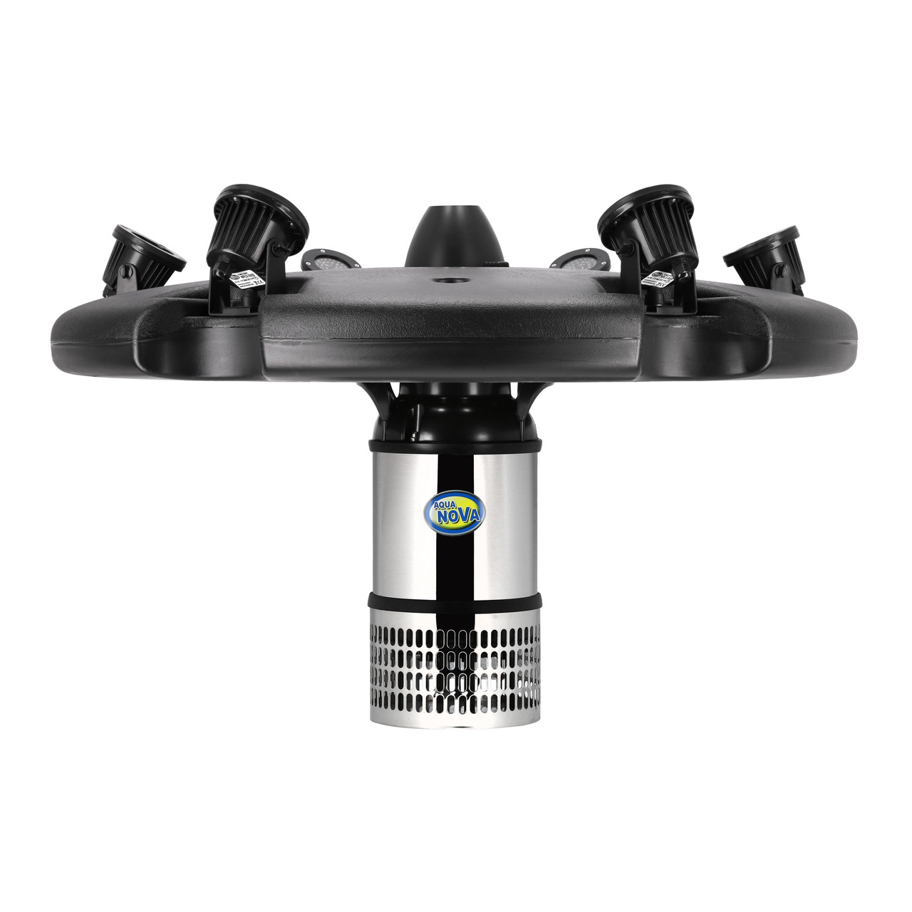 Плаваючий фонтан-аератор Aqua Nova ANFF-55000L6 з 6-ма світильниками, фото 1