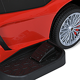 Каталка-толокар з мотором (музика, світло, 1 мотор 25W, акумулятор 6V4,5AH) M 5777EBL-3 Червоний, фото 7