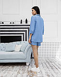 Костюм з шортами Мілан блакитний, фото 5