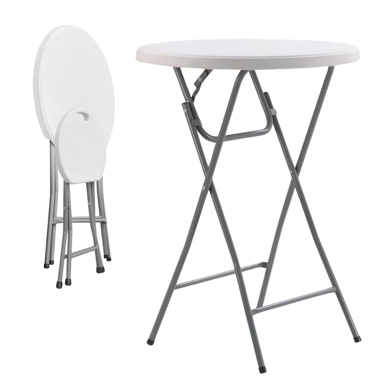 Стіл круглий 60 см Стіл time eco Столи садові металеві Столи складні круглі Портативні столи