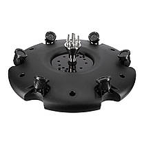 Плаваючий фонтан-аератор Aqua Nova ANJP-40CL6 з 6-ма білими світильниками