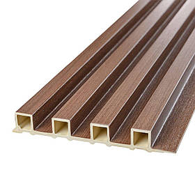 Декоративна стінова рейка капучино 3000*160*23мм (D) SW-00001538 AL 851