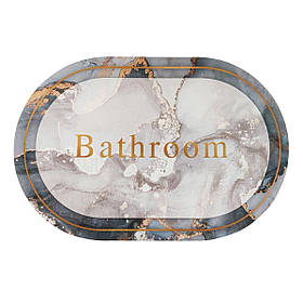 Вологопоглинаючий килимок мармур "Bathroom" 38*58CM*3MM (D) SW-00001569 AL 863