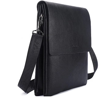 Чоловіча сумка з клапаном та довгим ремінцем 32*28 см зі штучної шкіри Kabir