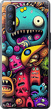Чохол на Oppo Reno 3 Pro Смішні монстри "5549u-1878-851"