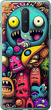 Чохол на OnePlus 8 Смішні монстри "5549u-1902-851"