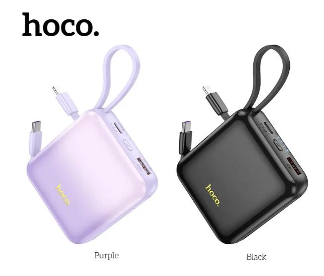 Power Bank Hoco Q23 Blade 22.5W+PD20W fully compatible with cable 10 000mAh
