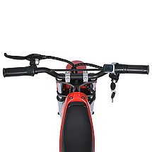 Мотоцикл електричний дитячий (мотор 24V250W, акумулятор 24V7AH, надувні колеса) Bambi M 5776AL-3 Червоний, фото 5