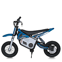 Мотоцикл електричний дитячий (мотор 24V250W, акумулятор 24V7AH, надувні колеса) Bambi M 5776AL-4 Синій, фото 4