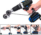 Насадка на дриль для різання листового металу насадка ножиці на шуруповерт дискова, фото 4