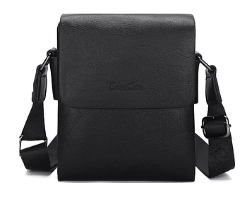 Чоловіча сумка з клапаном та довгим ремінцем 21*16 см зі штучної шкіри Kabir