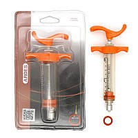 Ветеринарний багаторазовий шприц 10 мл, Ardes Франція