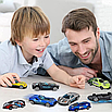 Набір машинок 12 шт, виконують видовищні трюки, коли натикається на перешкоду, фото 2