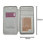 Універсальний чохол-книжка Premium Wallet для телефону 6.3 - 6.6 дюймів Red, фото 3