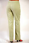 Штани літній джинс олива, бежеві жіночі ( БР 652606), фото 2
