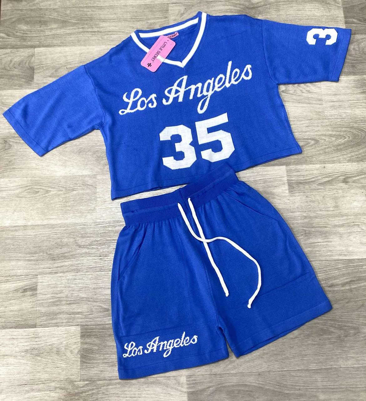 Жіночий Костюм з Укороченою футболкою+ шорти (Мікс Кольорів) Розміри: 44- 46 (18076-1), фото 1