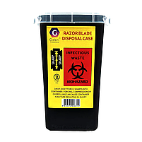 Контейнер для використаних лез Hots Professional Razor Blade Disposal Case Black (HP-401015), фото 5