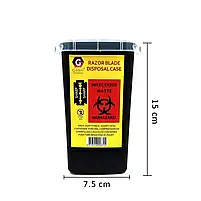 Контейнер для використаних лез Hots Professional Razor Blade Disposal Case Black (HP-401015), фото 6