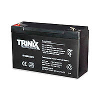 Акумуляторна батарея олив'яно-кислотна Trinix 6 В 12 Аг 6 V12 Ah/20Hr AGM