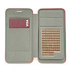 Універсальний чохол-книжка Premium Wallet для телефону 6.0 - 6.3 дюймів Red, фото 2